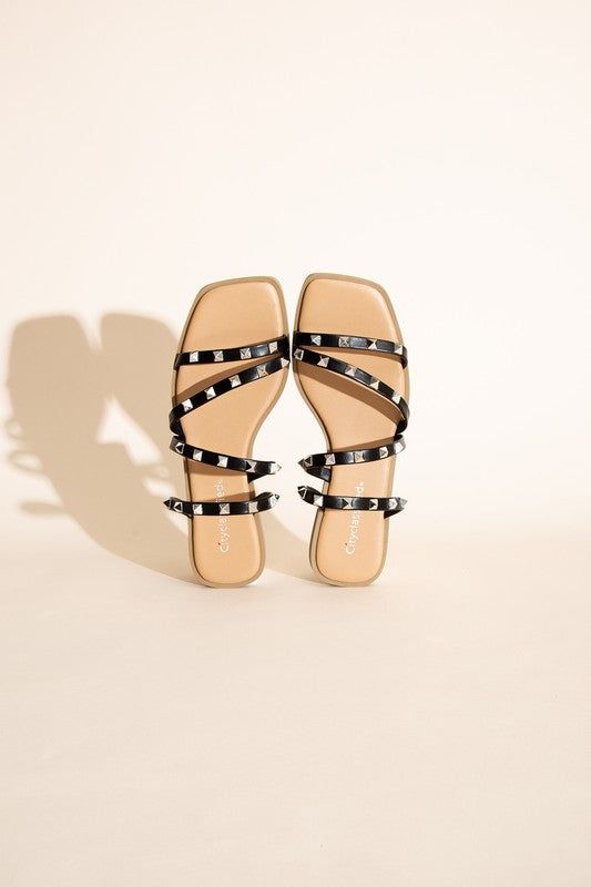 Temira-S Stud Flat Slides